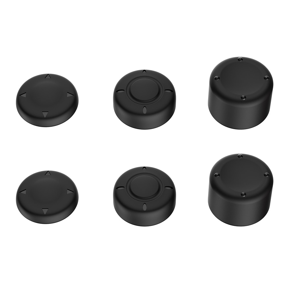 Joystick Tastenschutz Silikon für Nintendo Switch 2 (6-pack)  schwarz