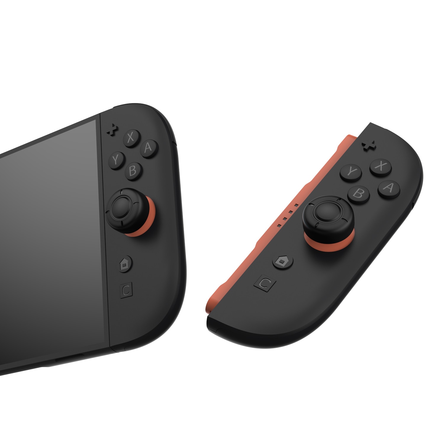 Joystick Tastenschutz Silikon für Nintendo Switch 2 (6-pack)  schwarz