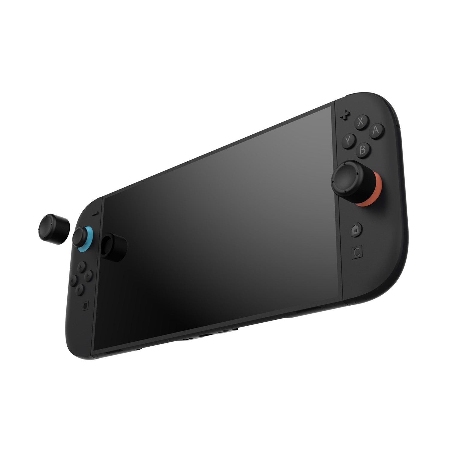 Joystick Tastenschutz Silikon für Nintendo Switch 2 (6-pack)  schwarz