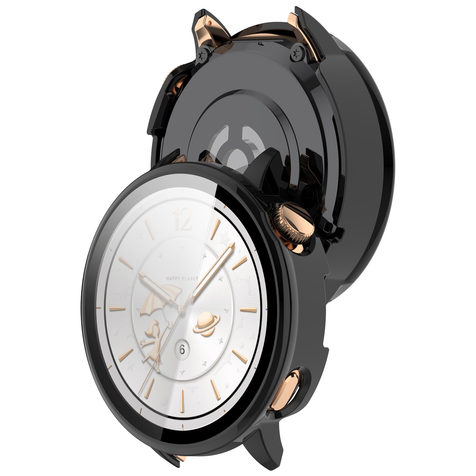 Full Cover Case  OnePlus Watch 3 43mm Schwarz