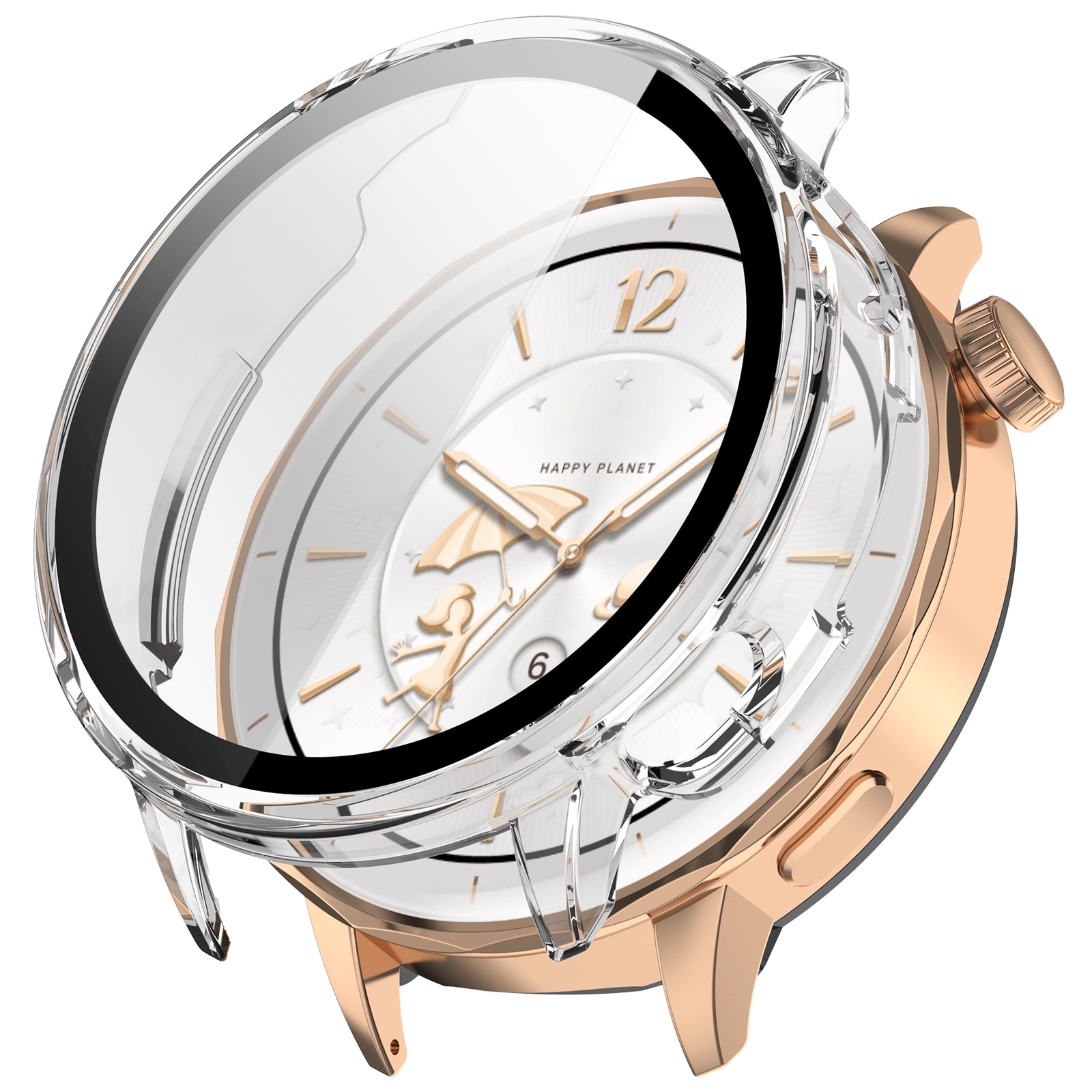 Full Cover Case  OnePlus Watch 3 43mm Transparent