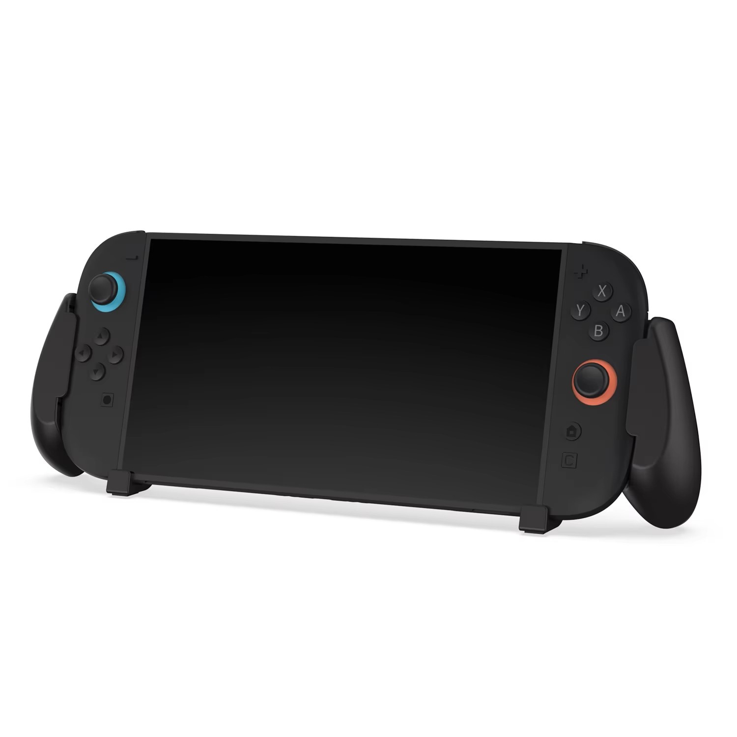 Griff mit Spielkartenaufbewahrung Nintendo Switch 2 Schwarz