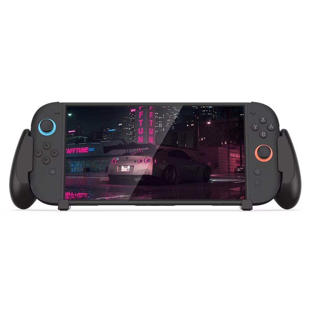 Griff mit Spielkartenaufbewahrung Nintendo Switch 2 Schwarz