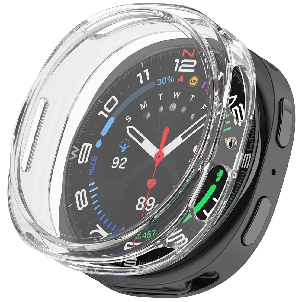 Samsung Galaxy Watch 8 44mm Full Protection Case Transparent