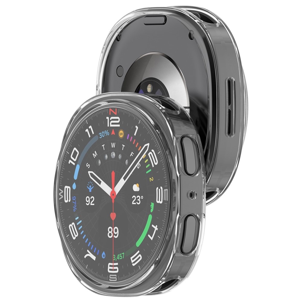 Samsung Galaxy Watch 8 44mm Full Protection Case Transparent