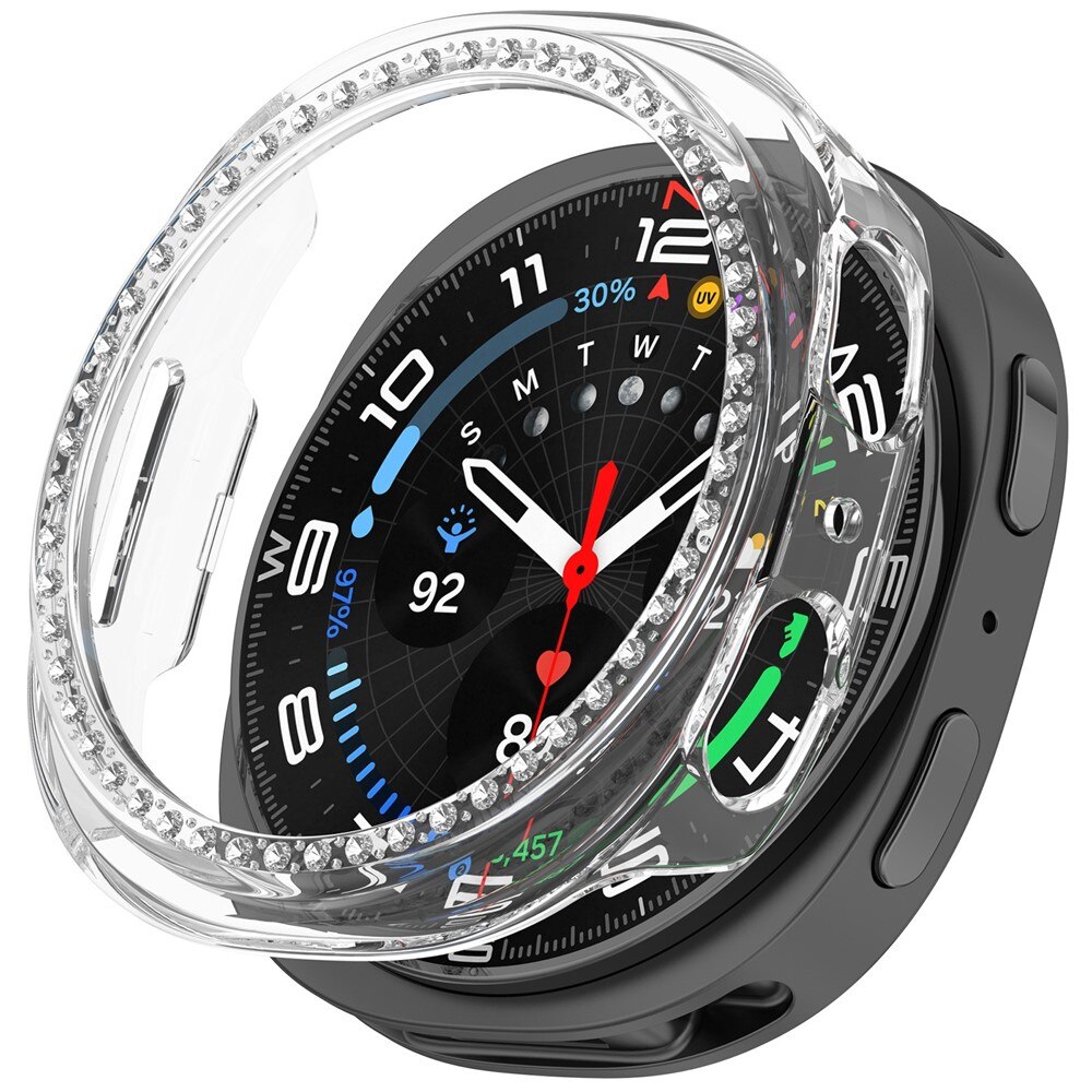 Samsung Galaxy Watch 8 40mm Rhinestone Hardcover Transparent