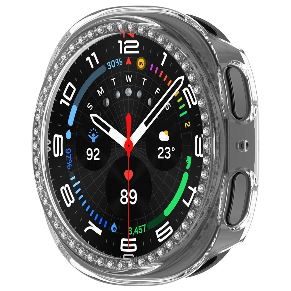 Samsung Galaxy Watch 8 44mm Rhinestone Hardcover Transparent