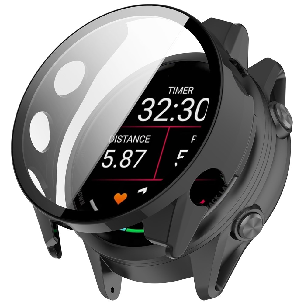 Full Cover Case Garmin Forerunner 570 42mm Schwarz