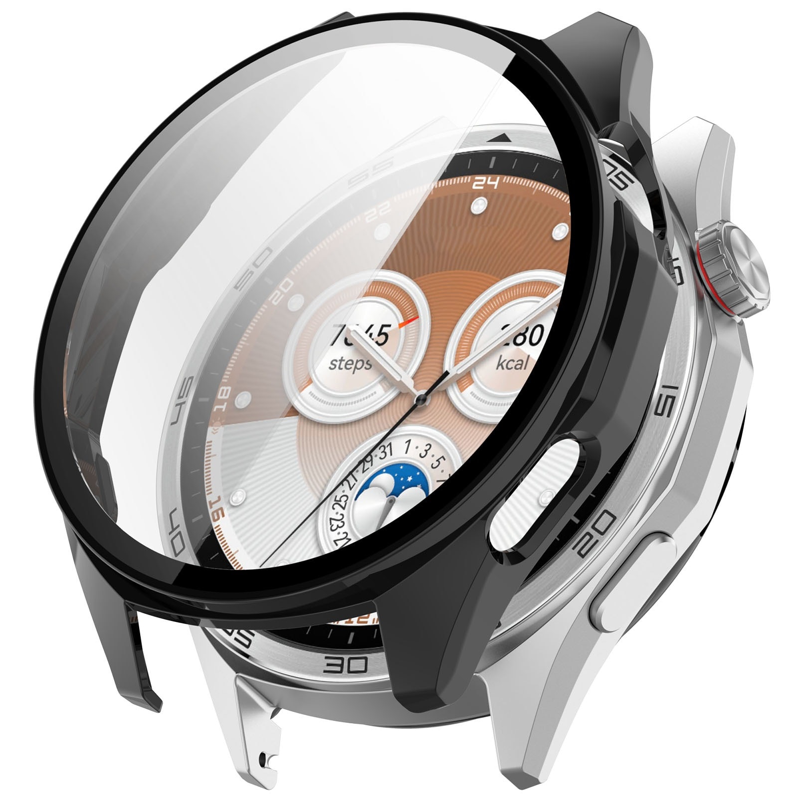 Full Cover Case Huawei Watch GT 6 46mm Schwarz