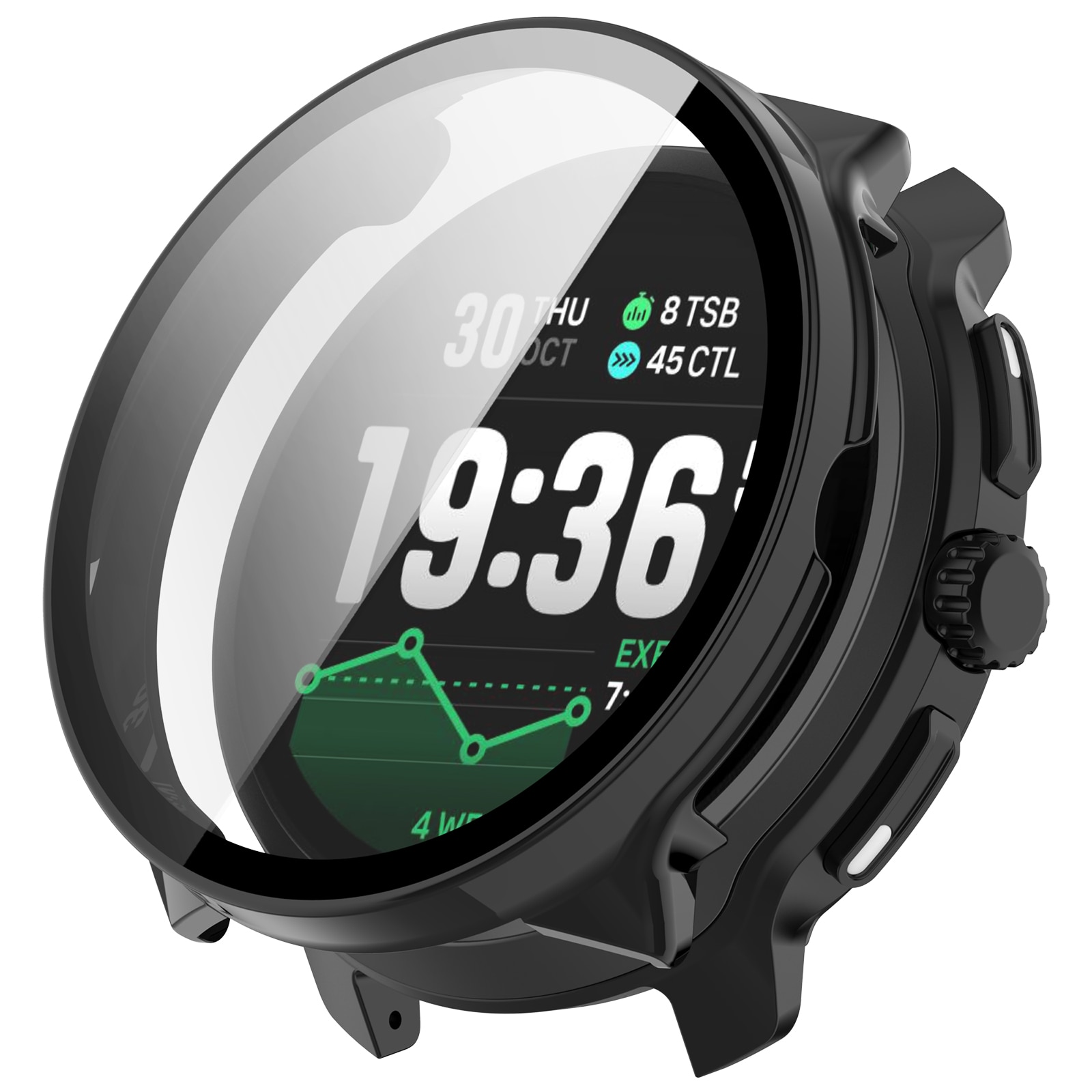 Full Cover Case Suunto Race 2 Schwarz