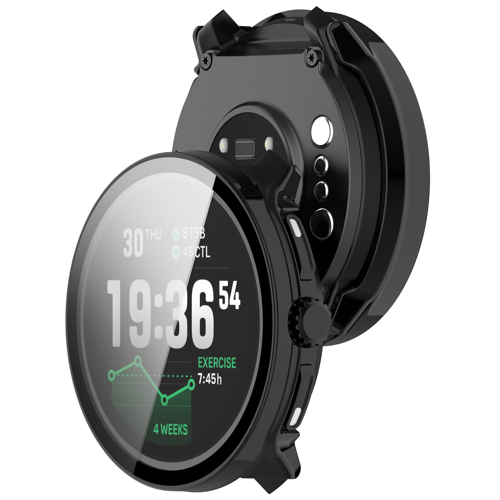 Full Cover Case Suunto Race 2 Schwarz