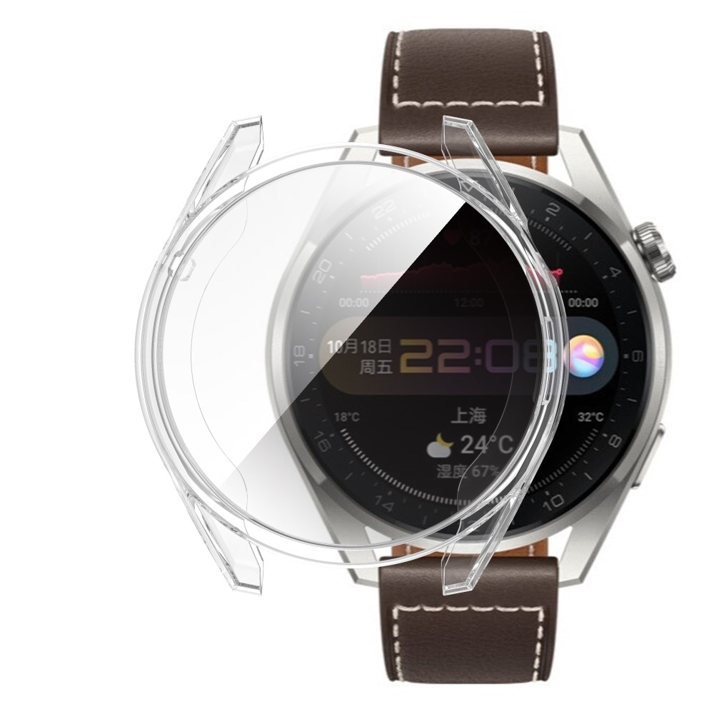 Huawei Watch 3 Pro Rundumschutz Hülle Transparent