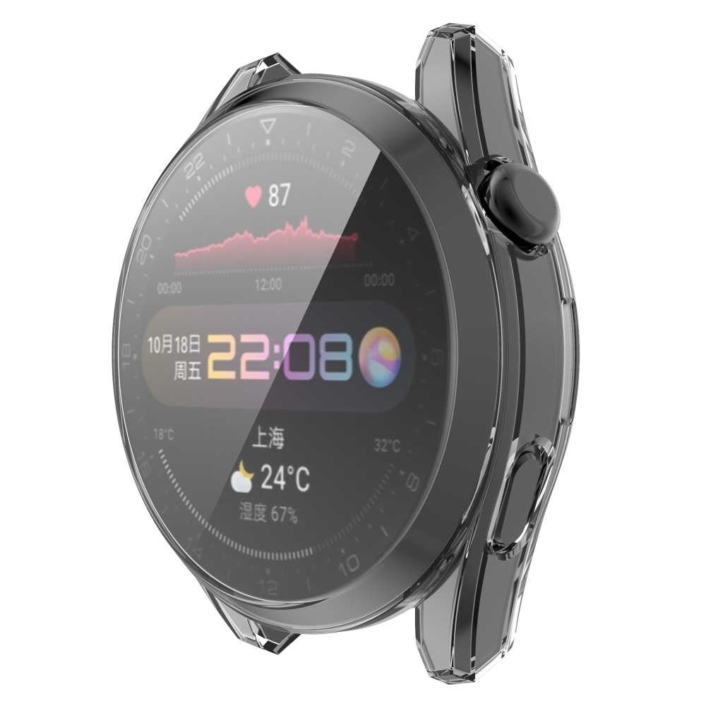 Huawei Watch 3 Pro Rundumschutz Hülle Transparent