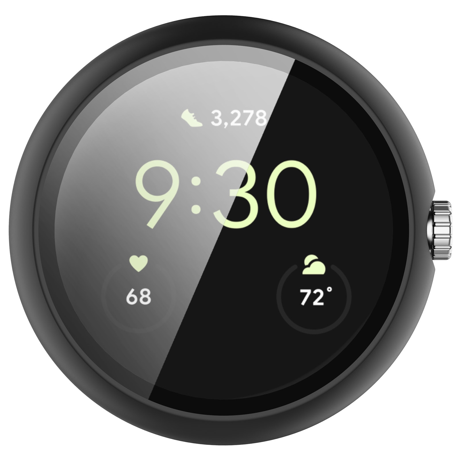 Full Cover Case Google Pixel Watch 4 41mm Schwarz