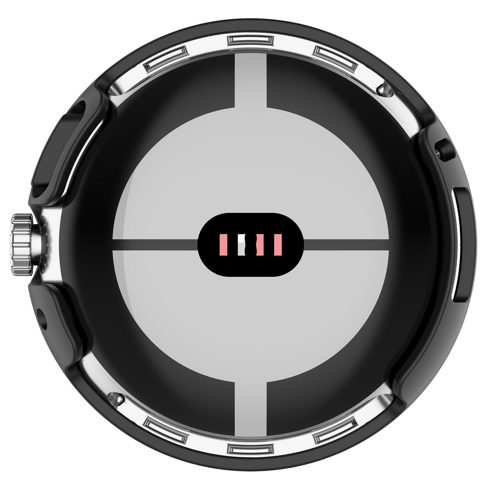 Full Cover Case Google Pixel Watch 4 45mm Schwarz