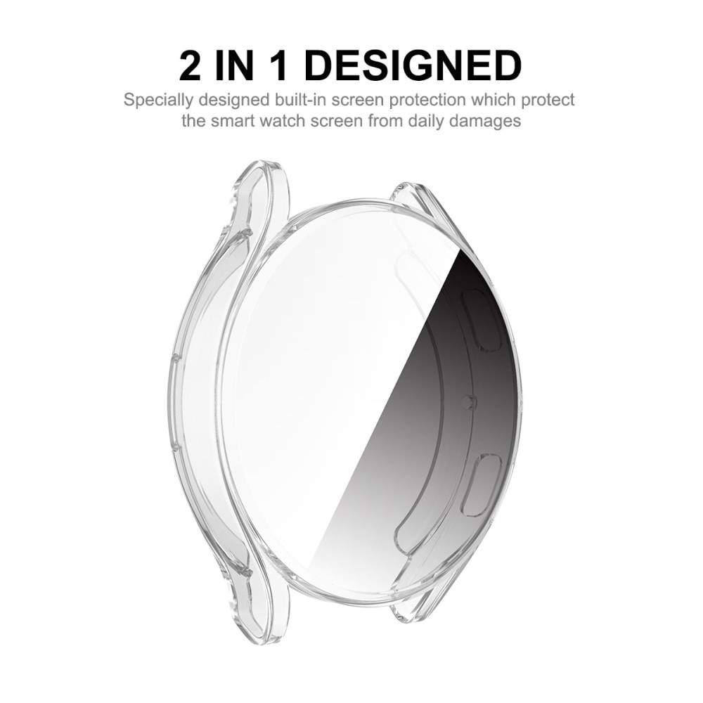 Samsung Galaxy Watch 4 40mm Rundumschutz Hülle Transparent