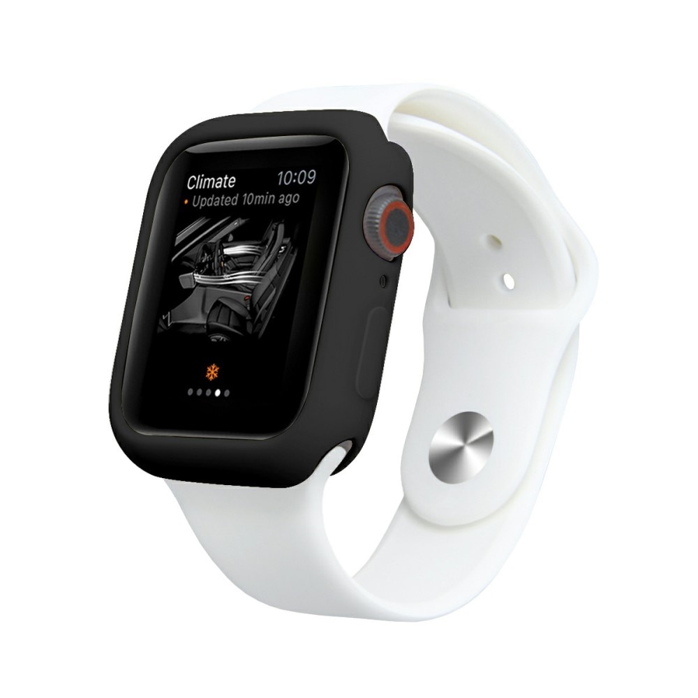 Apple Watch 41mm Series 9 Silikonhülle schwarz