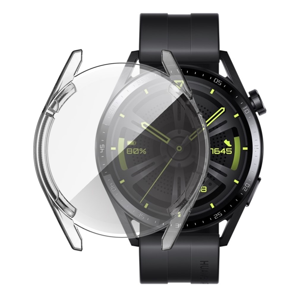 Huawei Watch GT 3 46mm Rundumschutz Hülle Transparent