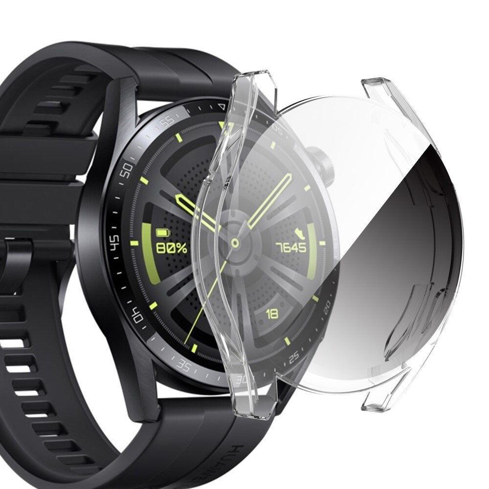 Huawei Watch GT 3 46mm Rundumschutz Hülle Transparent