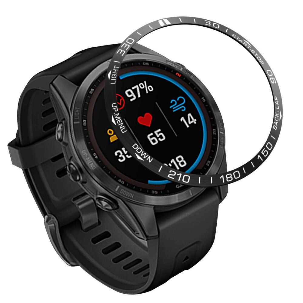 Garmin Fenix 7S Pro Lünette Ring schwarz