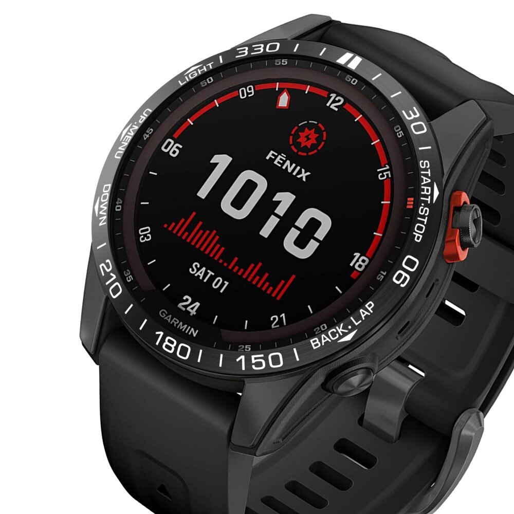 Garmin Fenix 7S Pro Lünette Ring schwarz