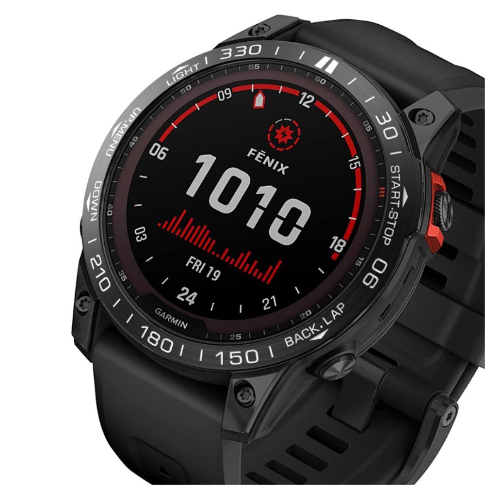 Garmin Fenix 7X Lünette Ring Schwarz