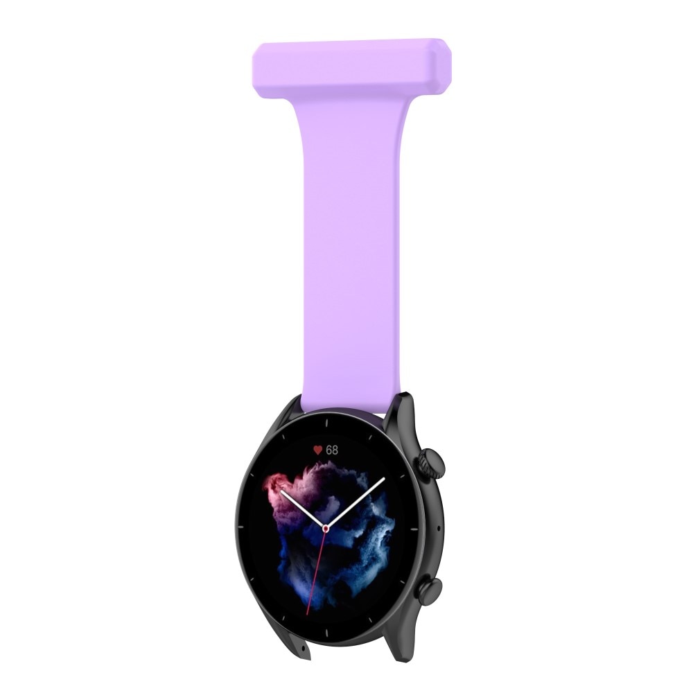 Samsung Galaxy Watch 46mm/45 mm Gurt für Schwesternuhr aus Silikon Lila