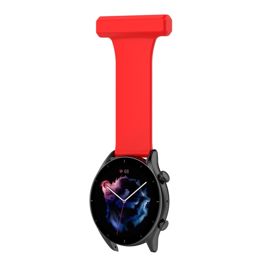 Samsung Galaxy Watch 46mm/45 mm Schwesternuhr gurt aus Silikon Rot