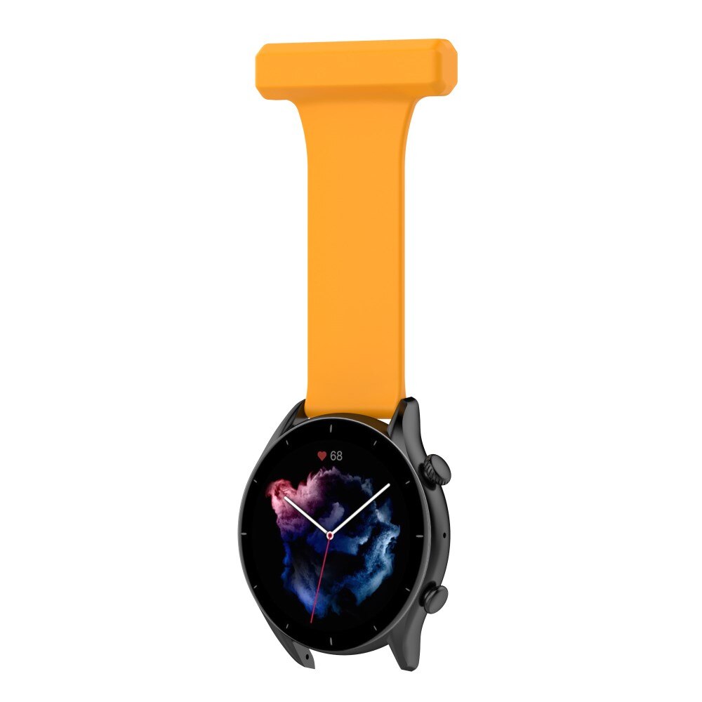 Samsung Galaxy Watch 46mm/45 mm Gurt für Schwesternuhr aus Silikon Gelb