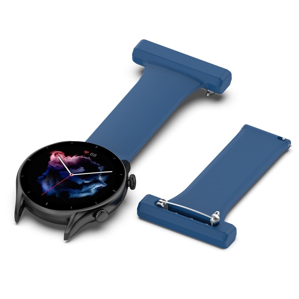 Samsung Galaxy Watch 46mm/45 mm Gurt für Schwesternuhr aus Silikon Blau