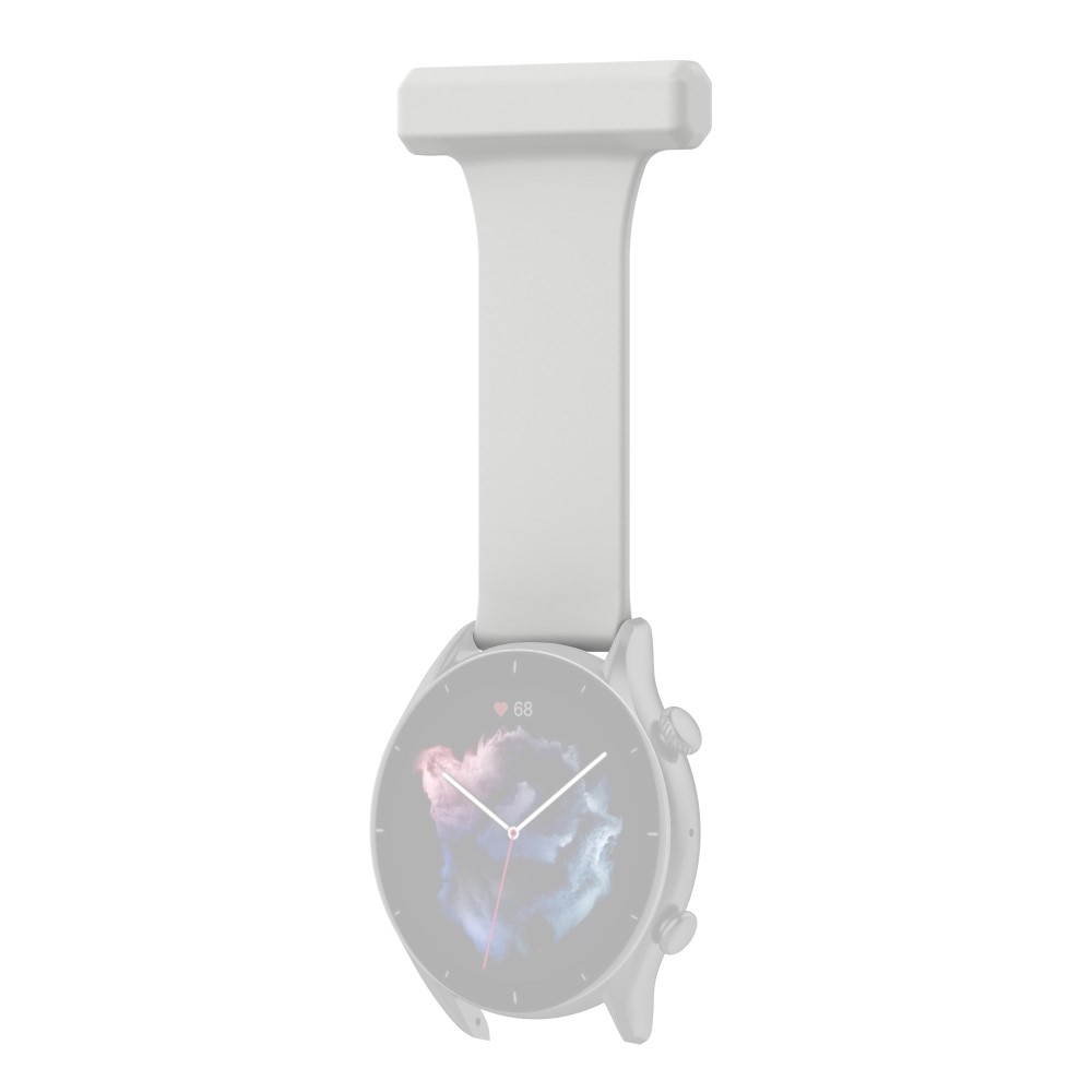 Samsung Galaxy Watch 46mm/45 mm Gurt für Schwesternuhr aus Silikon Grau