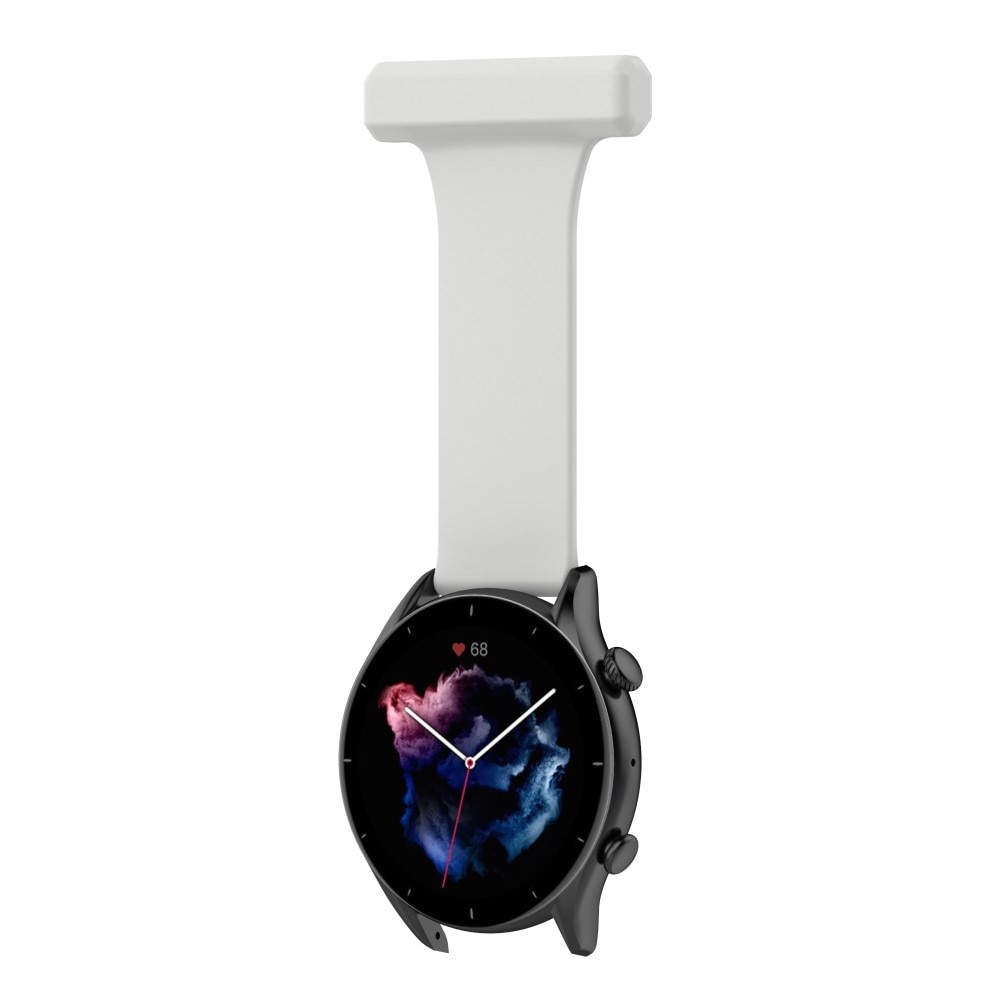 Samsung Galaxy Watch 46mm/45 mm Gurt für Schwesternuhr aus Silikon Grau