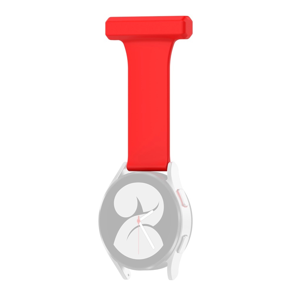 Samsung Galaxy Watch 4 40mm Gurt für Schwesternuhr aus Silikon Rot
