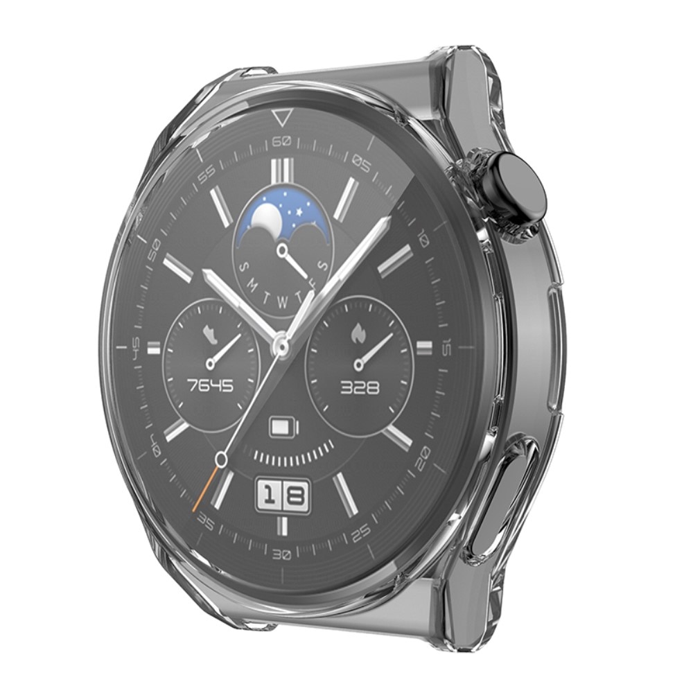 Huawei Watch GT 3 Pro 46mm Rundumschutz Hülle Transparent