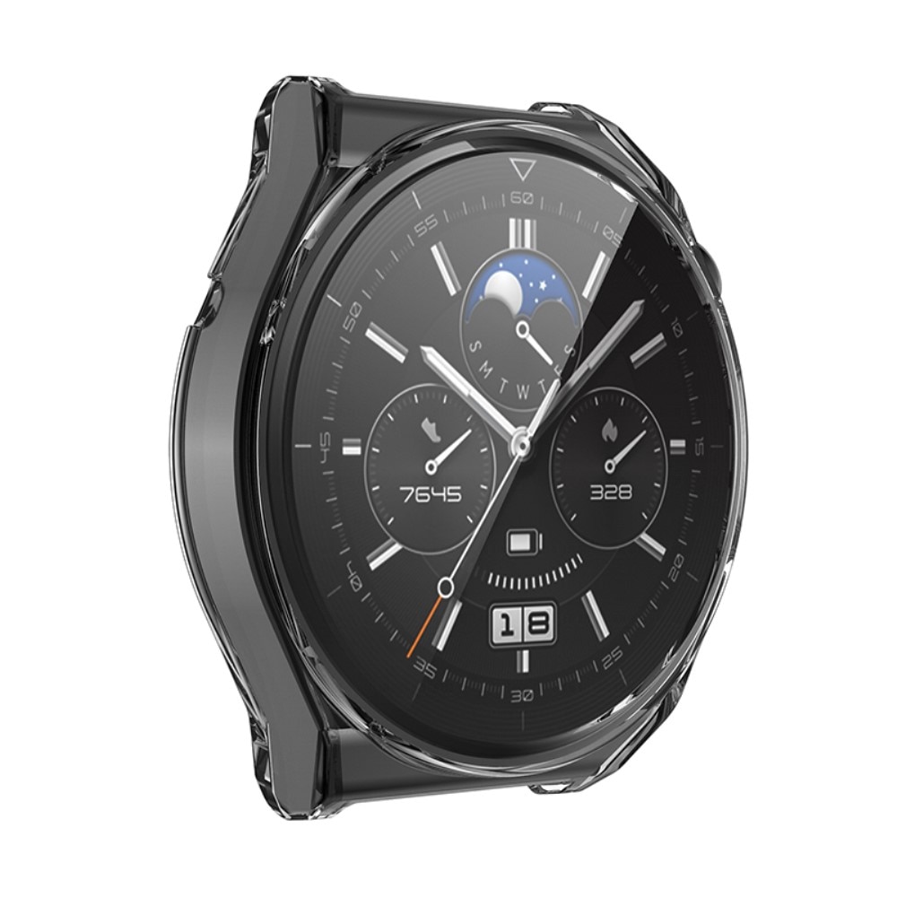 Huawei Watch GT 3 Pro 46mm Rundumschutz Hülle Transparent