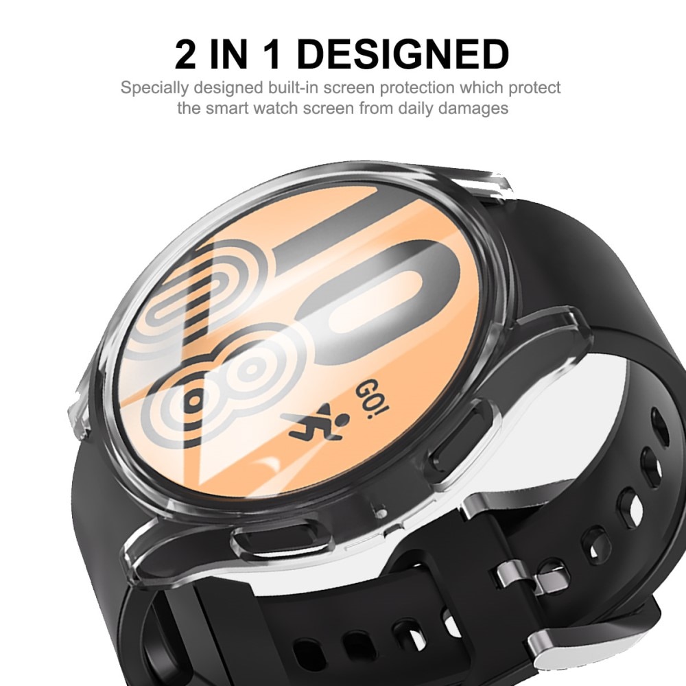 Samsung Galaxy Watch 5 44mm Rundumschutz Hülle Transparent