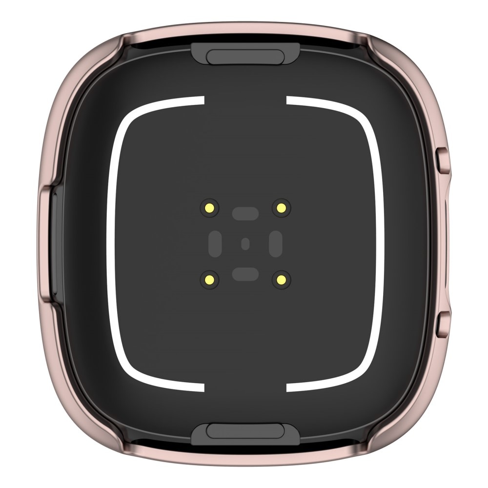Full Cover Case Fitbit Versa 4 Roségold