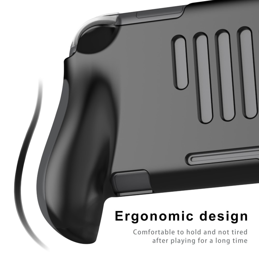 Nintendo Switch Lite Ergonomic Handle Hülle grau