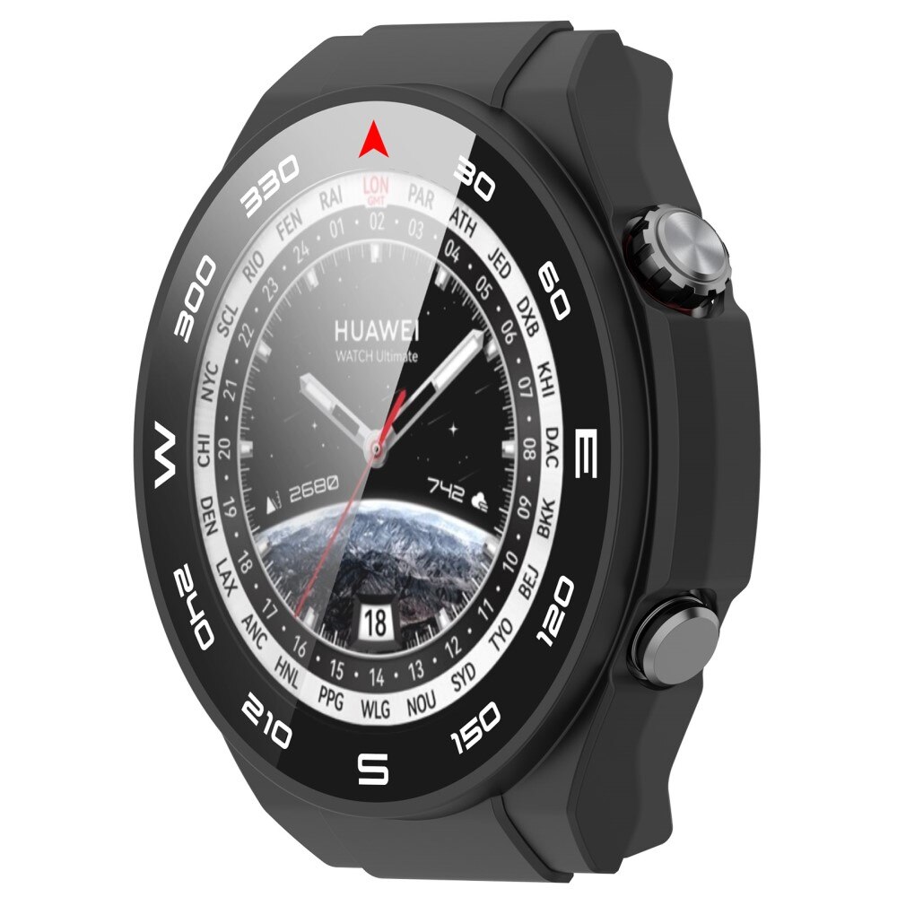 Full Cover Case Huawei Watch Ultimate schwarz