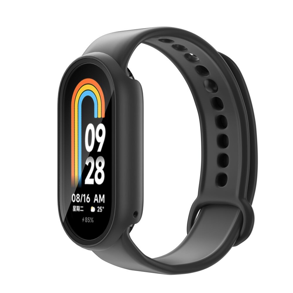 Full Cover Hülle Xiaomi Smart Band 8 schwarz