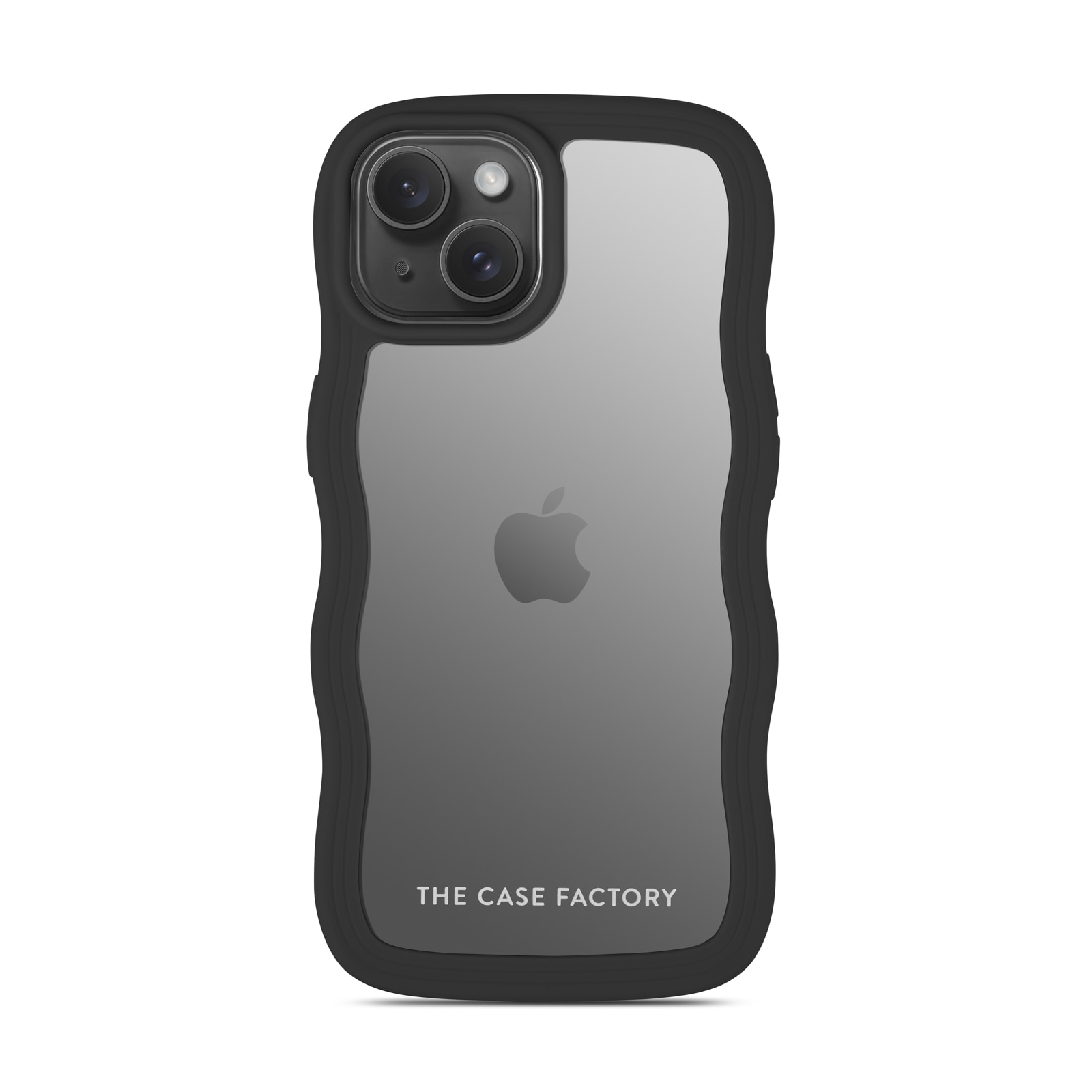 The Wave Case iPhone 15 Schwarz
