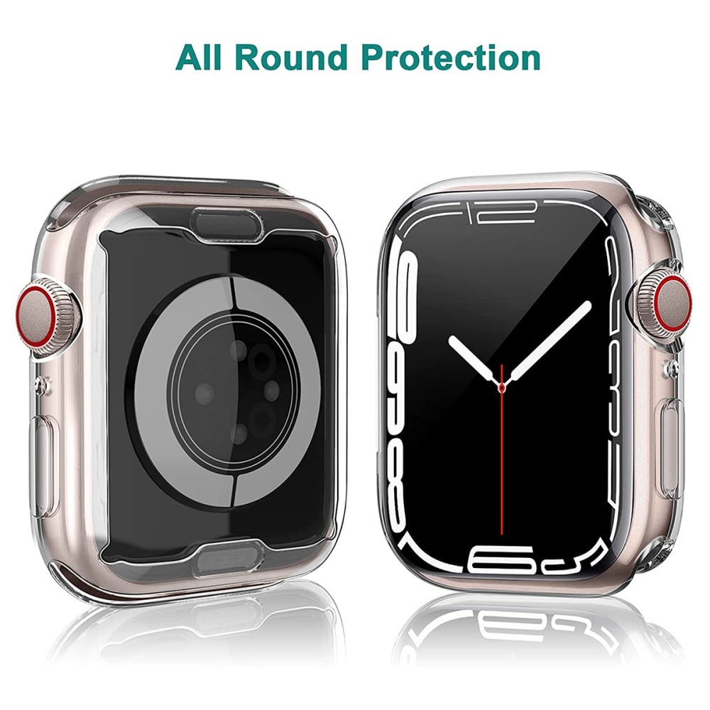 Apple Watch 45mm Series 9 Full Protection Case Clear