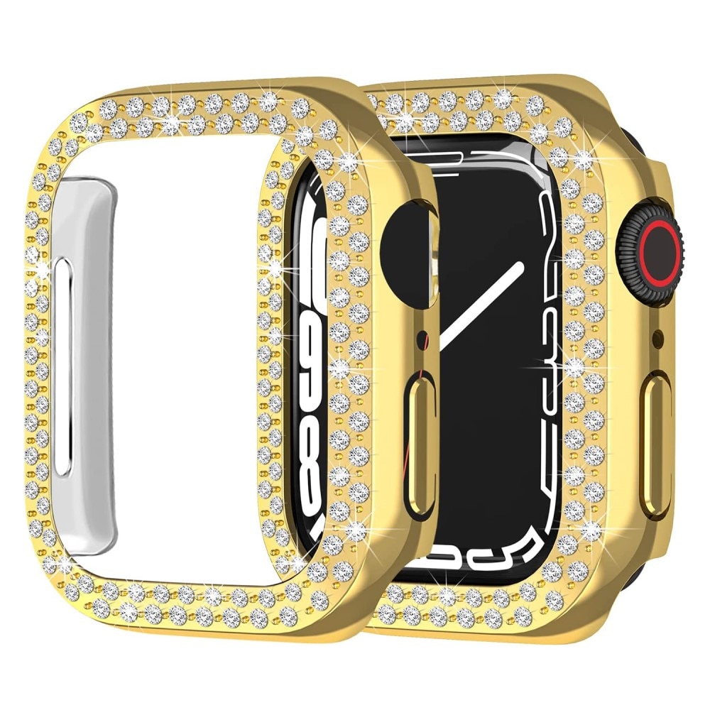 Apple Watch 41mm Series 9 Rhinestone Hardcover gold