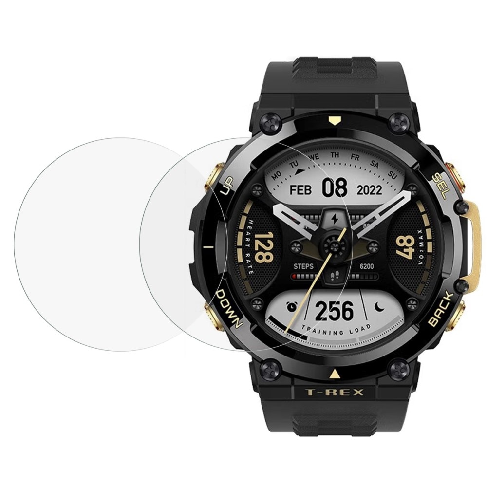 Amazfit T-Rex 2 Panzerglas 0.3mm (2 Stück)