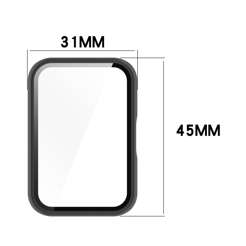 Full Cover Case Samsung Galaxy Fit 3 schwarz