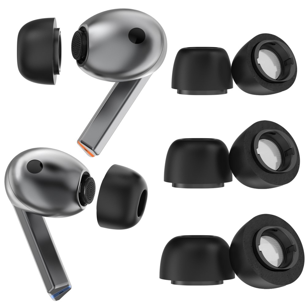 Memory Foam Ear Tips (3-pack) Samsung Galaxy Buds 3 Pro schwarz