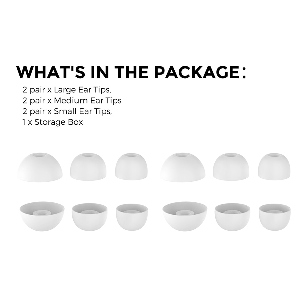 Ear Tips (3-pack) Beats Studio Buds Weiß