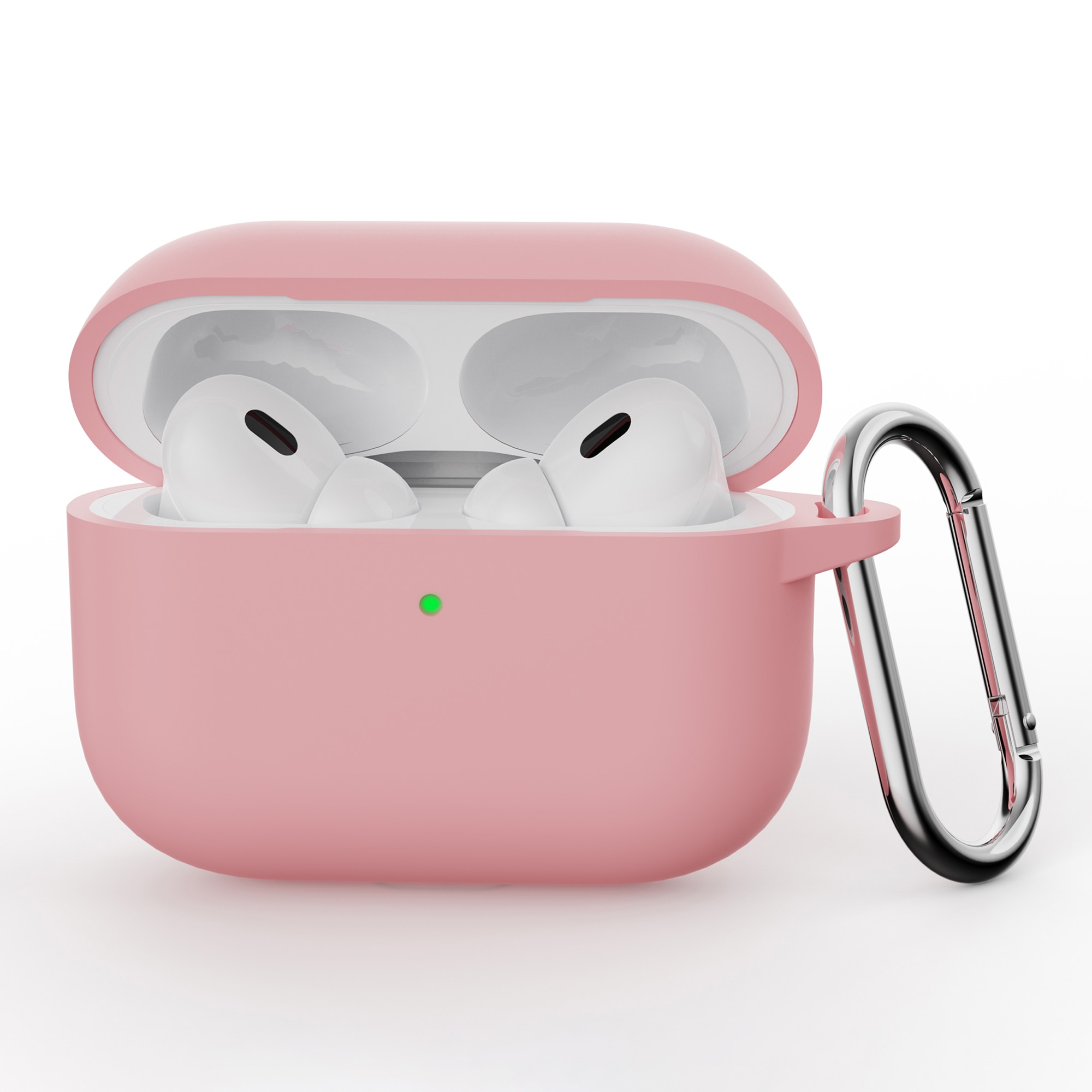 Apple AirPods Pro 3 Silikonhülle mit Karabiner-Ring Rosa