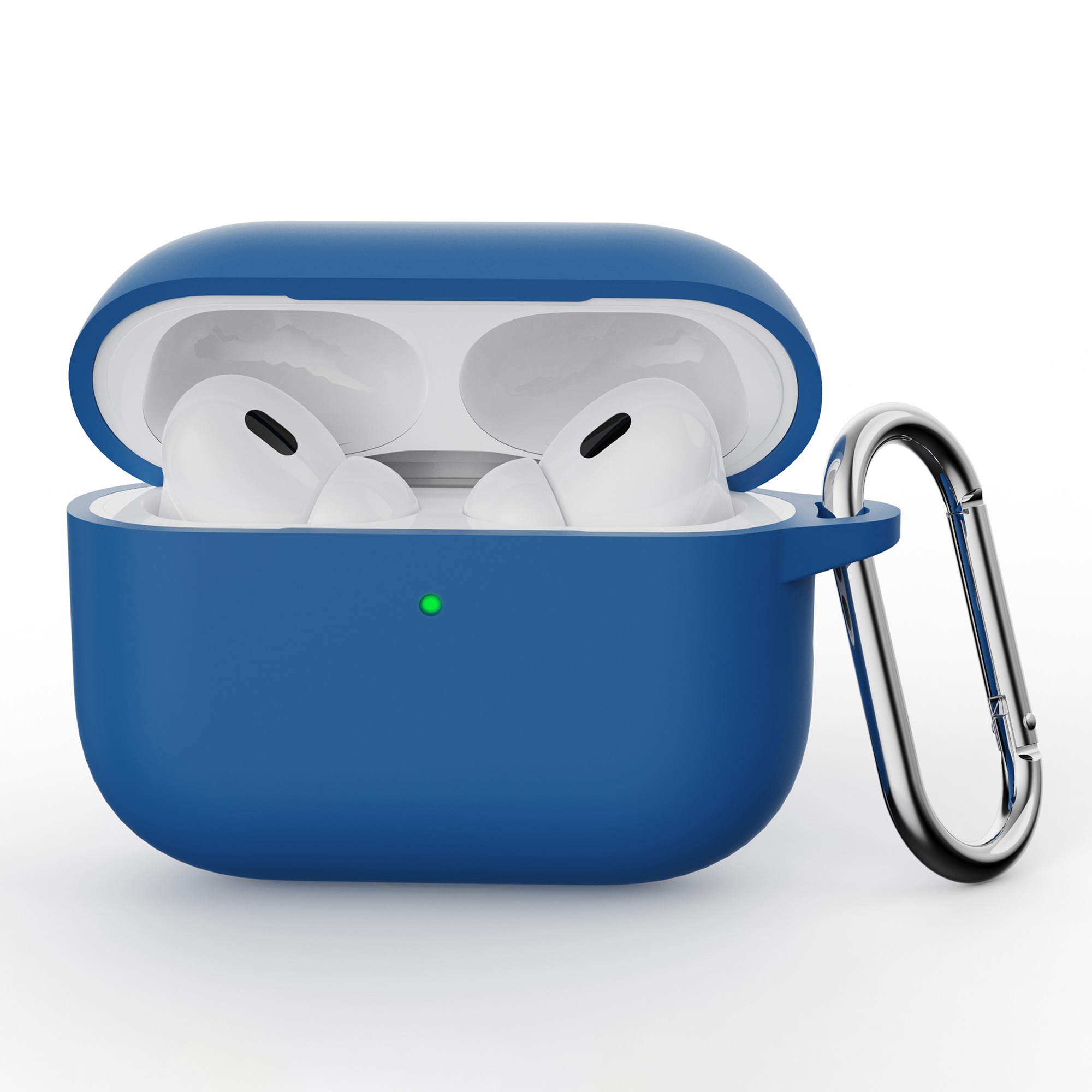 Apple AirPods Pro 3 Silikonhülle mit Karabiner-Ring Dunkelblau