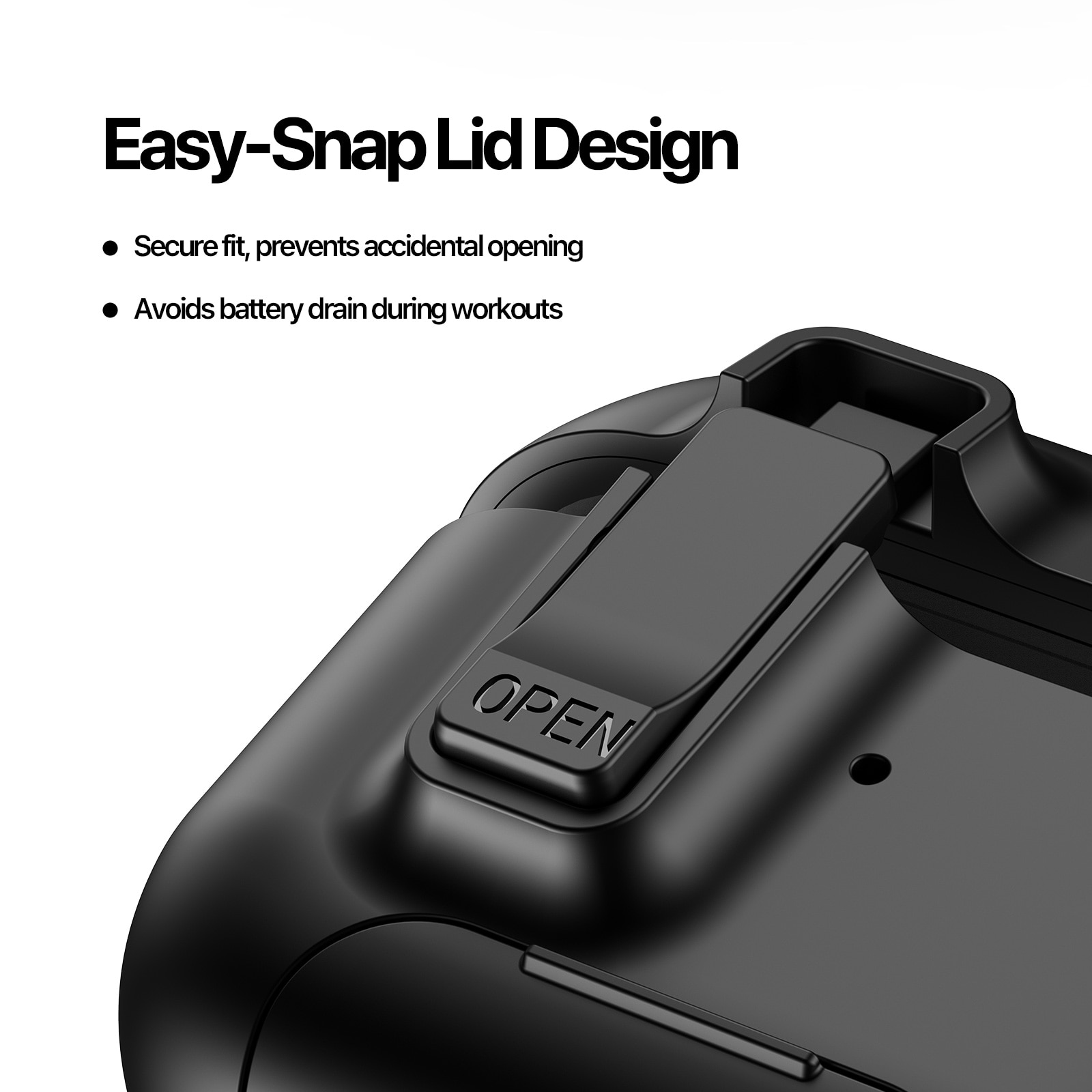 PECQ Series Hülle Apple AirPods Pro 3 Schwarz